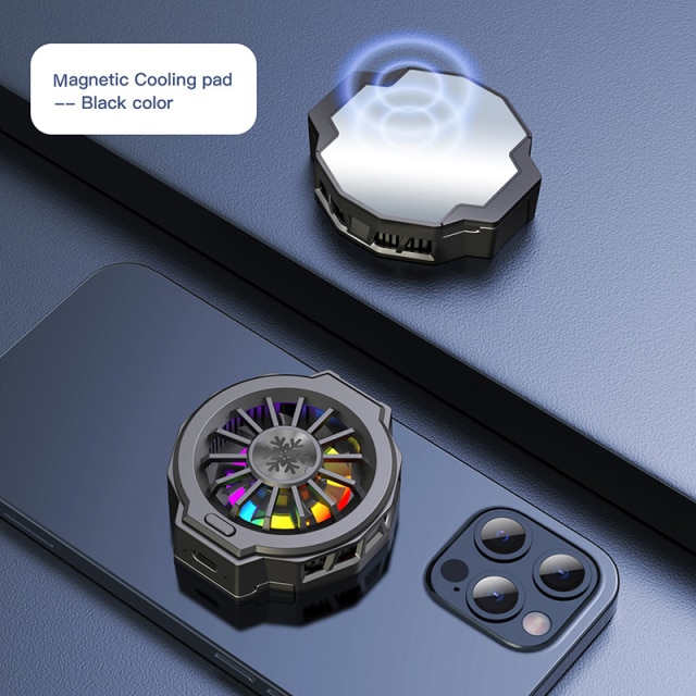Kivee Smart Phone Cooling Fan Gaming Mobile Gamepad Cooler Fan Portable for Type C USB - Phone Cooler