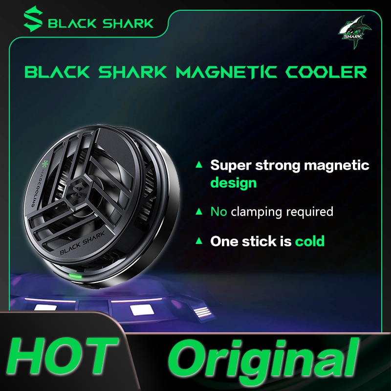 Original Black Shark Magnetic Cooler for Gaming Phone for iPhone 14 Black Shark 5 5 Pro - Phone Cooler